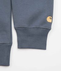 Carhartt Chase Hoodie - Storm Blue / Gold thumbnail