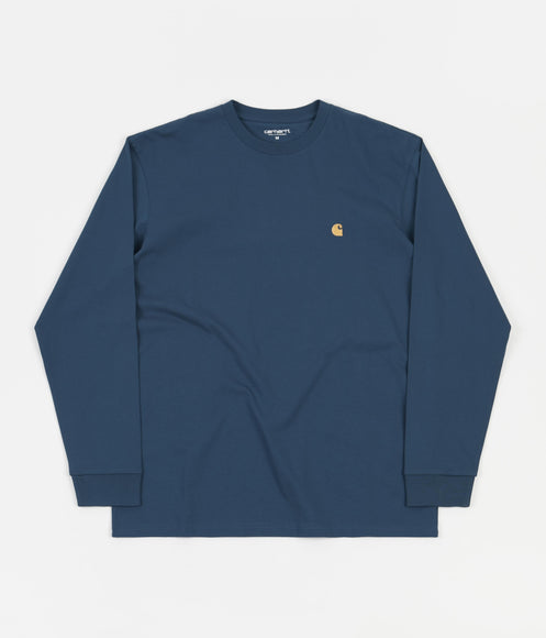 Carhartt Chase Long Sleeve T-Shirt - Skydive / Gold