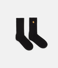 Carhartt Chase Socks - Black / Gold thumbnail