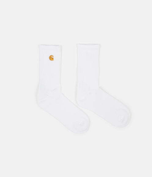 Carhartt Chase Socks - White / Gold
