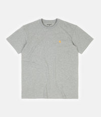 Carhartt Chase T-Shirt - Grey Heather / Gold thumbnail