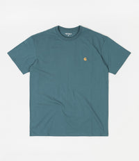 Carhartt Chase T-Shirt - Hydro / Gold thumbnail