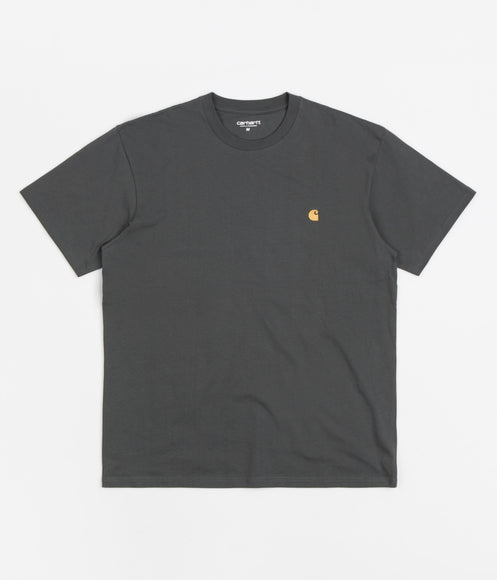 Carhartt Chase T-Shirt - Jura / Gold