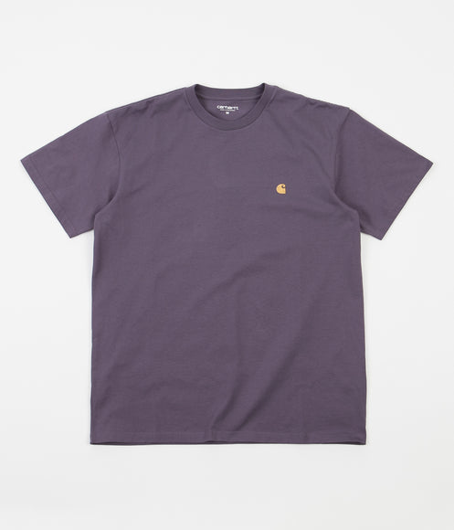 Carhartt Chase T-Shirt - Provence / Gold