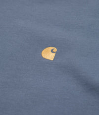 Carhartt Chase T-Shirt - Storm Blue / Gold thumbnail