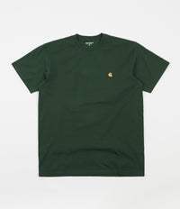 Carhartt Chase T-Shirt - Treehouse / Gold thumbnail