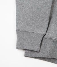 Carhartt Chase Zip Neck Sweatshirt - Grey Heather / Gold thumbnail