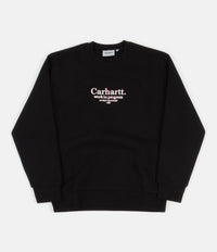 Carhartt Commission Crewneck Sweatshirt - Black thumbnail