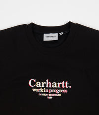 Carhartt Commission Crewneck Sweatshirt - Black thumbnail