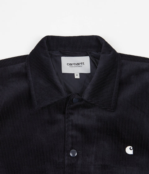 Carhartt Corduroy Coach Jacket in Dark Navy and Wax