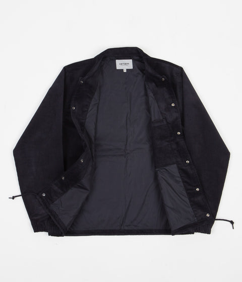Carhartt Corduroy Coach Jacket in Dark Navy and Wax