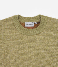 Carhartt Dillon Crewneck Sweatshirt - Dillon Stripe / Dollar Green thumbnail