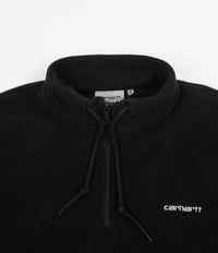Carhartt Ethan Half Zip Sweatshirt - Black / Wax thumbnail