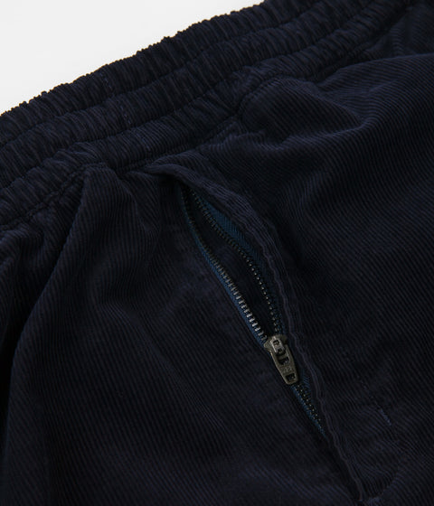 Carhartt Flint Shorts in Dark Navy and Rinsed