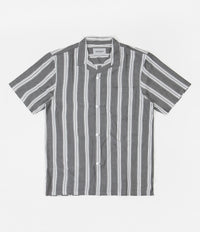 Carhartt Foley Short Sleeve Shirt - Foley Stripe / Black thumbnail