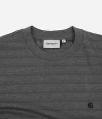 Carhartt Gleeson Stripe T-Shirt - Hemlock Green / Stormcloud Heather thumbnail