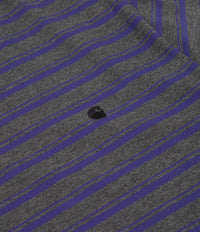 Carhartt Gleeson Stripe T-Shirt - Razzmic / Stormcloud Heather thumbnail