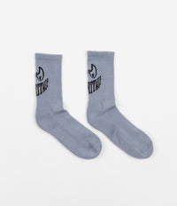Carhartt Grin Socks - Frosted Blue / Black thumbnail