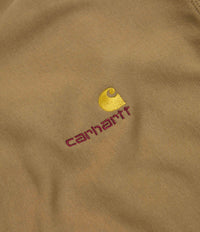 Carhartt Half Zip American Script Sweatshirt - Buffalo thumbnail