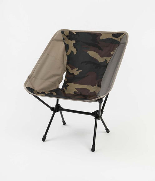 Carhartt Helinox Valiant 4 Tactical Chair - Camo Laurel / Black / Air Force Grey / Leather