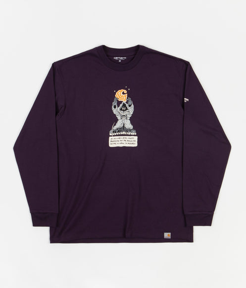 Carhartt KoganCult Level Long Sleeve T-Shirt - Dark Iris