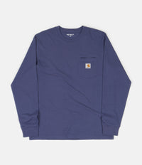 Carhartt Long Sleeve Pocket T-Shirt - Cold Viola thumbnail