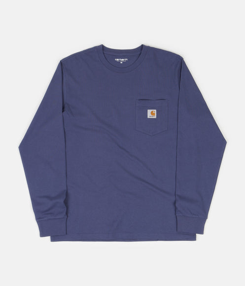 Carhartt Long Sleeve Pocket T-Shirt - Cold Viola