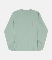 Carhartt Long Sleeve Pocket T-Shirt - Frosted Green thumbnail