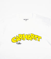 Carhartt Loony Script T-Shirt - White thumbnail