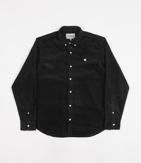 Carhartt Madison Cord Shirt - Black / Wax thumbnail