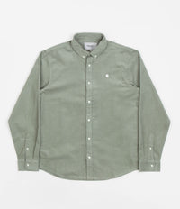 Carhartt Madison Fine Cord Shirt - Yucca / White thumbnail