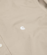 Carhartt Madison Shirt - Wall / White thumbnail