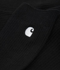 Carhartt Madison Socks (2 Pack) - Black / White thumbnail