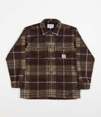 Carhartt Manning Shirt Jacket - Manning Check / Dark Umber / Leather thumbnail