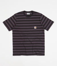Carhartt Merrick Pocket T-Shirt - Merrick Stripe / Soot / Artichoke thumbnail