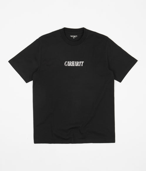 Carhartt Multi Star Script T-Shirt - Black / White