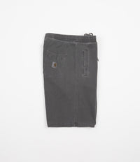 Carhartt Nelson Sweat Shorts - Black thumbnail
