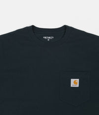Carhartt Pocket Long Sleeve T-Shirt - Deep Lagoon thumbnail