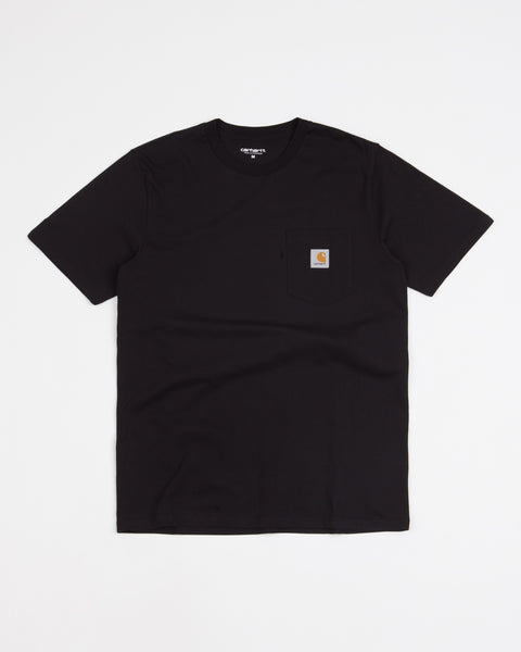 Carhartt Pocket T-Shirt - Black | Always in Colour