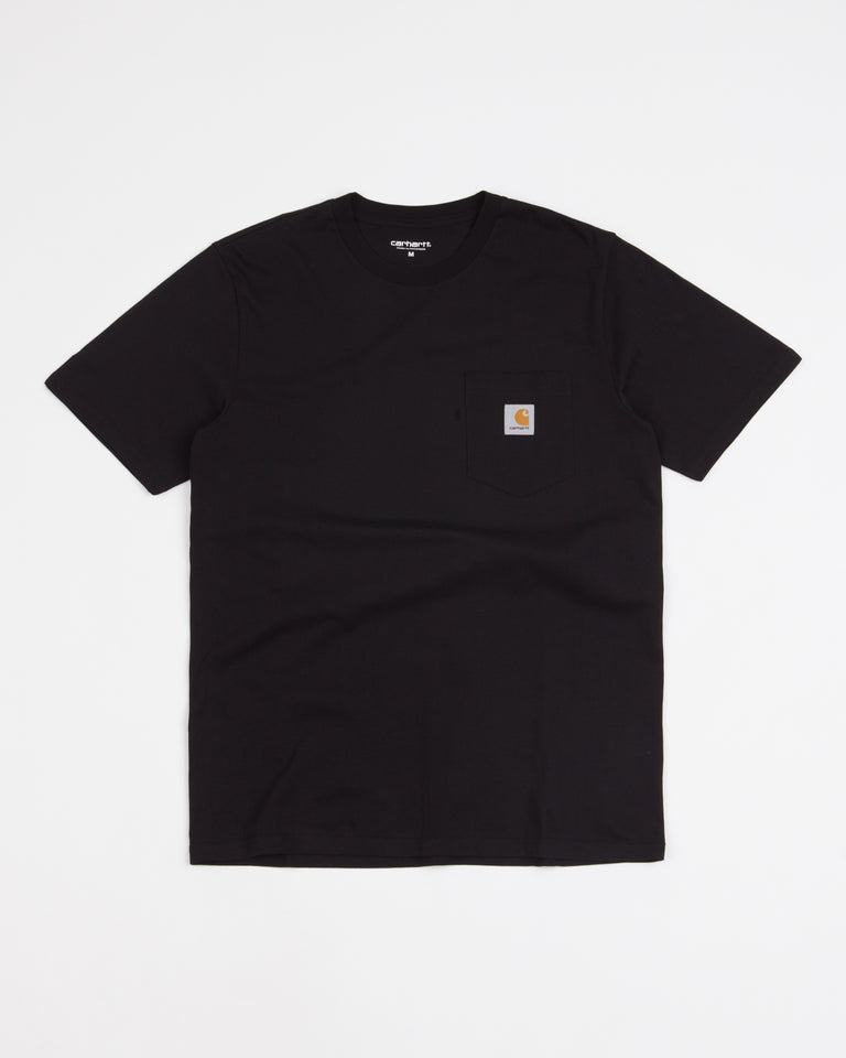 Carhartt Pocket T-Shirt - Black | Always in Colour