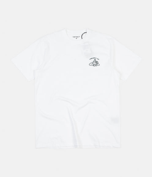 Carhartt Reverse Midas T-Shirt - White / Bottle Green