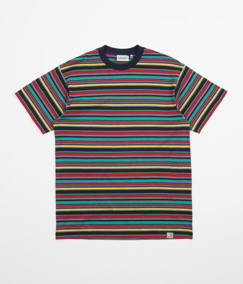 Carhartt Riggs T-Shirt - Riggs Stripe / Mizar