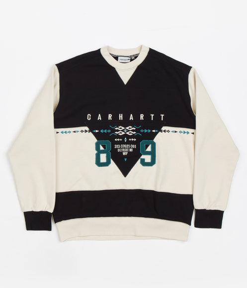 Carhartt Santa Fe Crewneck Sweatshirt - Black / Natural