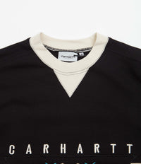 Carhartt Santa Fe Crewneck Sweatshirt - Black / Natural thumbnail