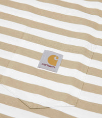 Carhartt Scotty Pocket T-Shirt - Scotty Stripe / Ammonite / White thumbnail