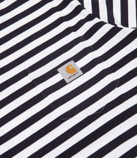 Carhartt Scotty Pocket T-Shirt - Scotty Stripe / Dark Navy / White thumbnail