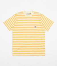 Carhartt Scotty Pocket T-Shirt - Scotty Stripe / Popsicle / Soft Yellow thumbnail