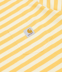 Carhartt Scotty Pocket T-Shirt - Scotty Stripe / Popsicle / Soft Yellow thumbnail
