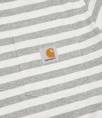 Carhartt Scotty Pocket T-Shirt - Scotty Stripe / White Heather / Grey Heather thumbnail