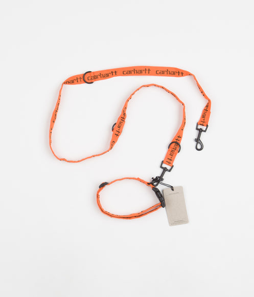 Carhartt Script Dog Leash & Collar - Carhartt Orange / Black
